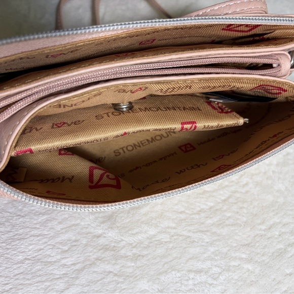 Stone Mountain Accessories Pink Crossbody Bag - Picture 7 of 9